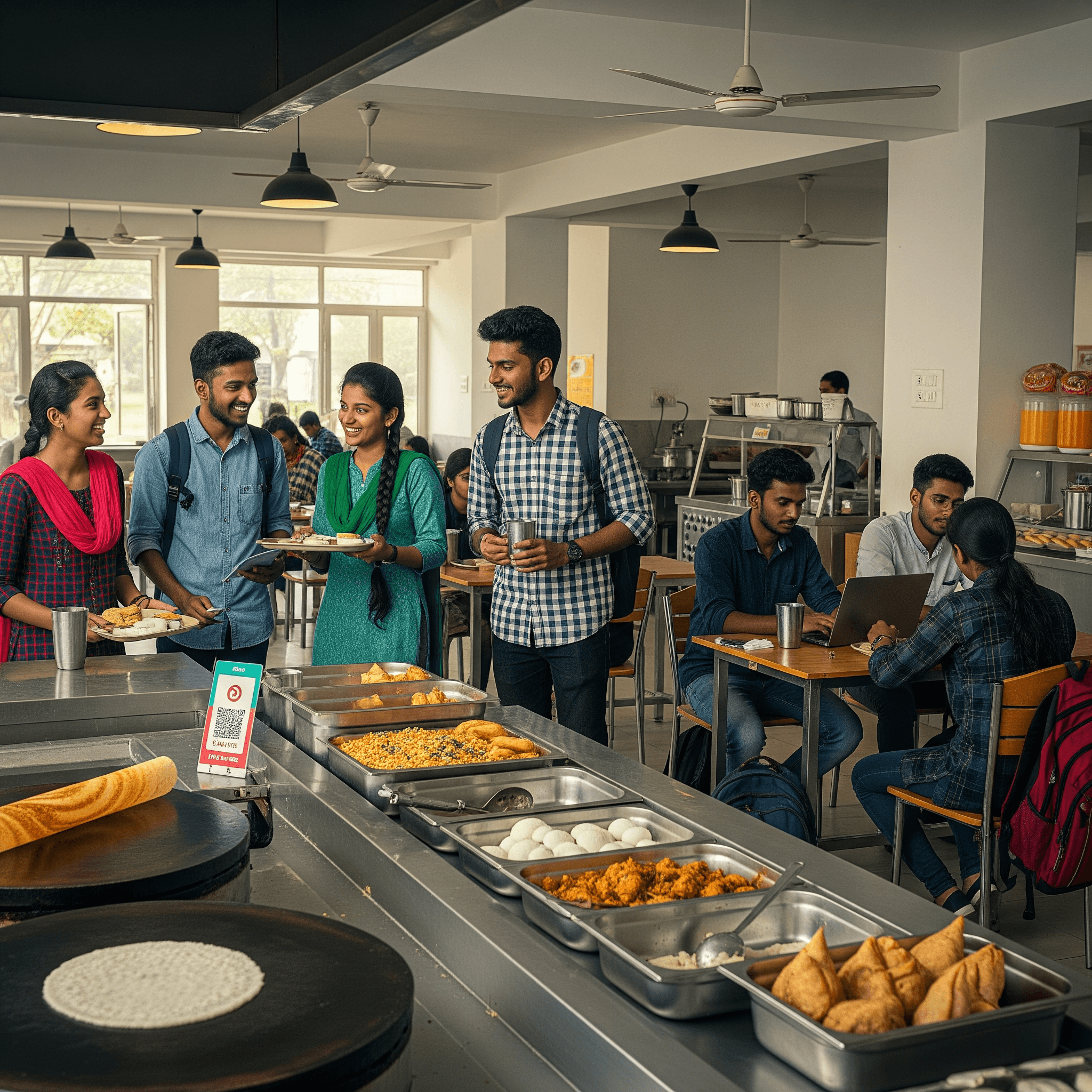 JKKN Arts and Science College food court