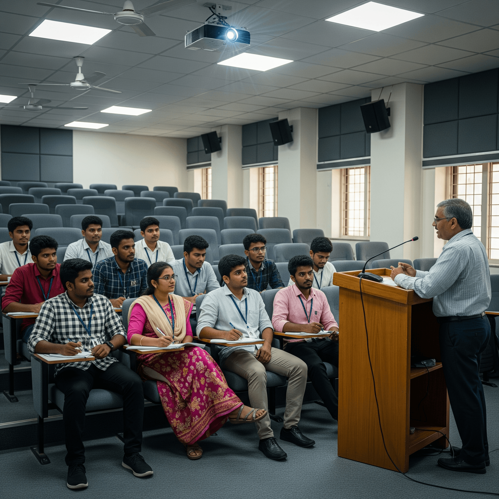 JKKN Arts and Science College seminar hall