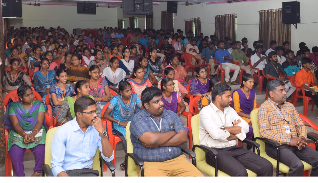 JKKN Arts and Science College seminar hall interior
