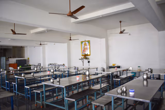 JKKN boys hostel common area and facilities