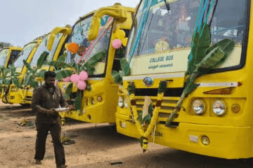 JKKN College transport service