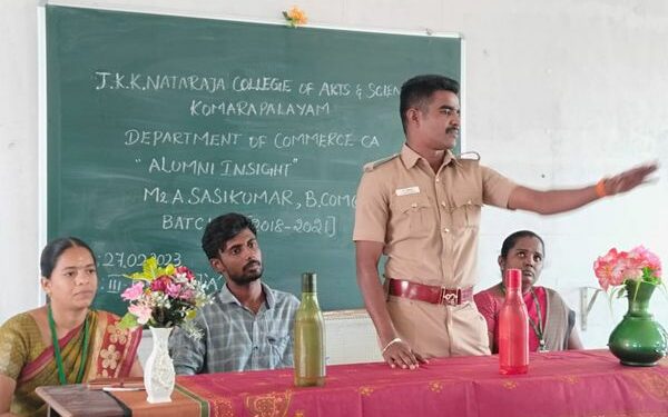 Department of Commerce (CA) and Business Administration conducted an alumni insight to the final year students