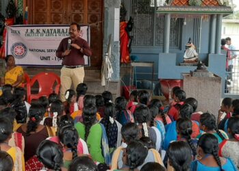 NSS Units organized the Seven days camp at Thattankuttai