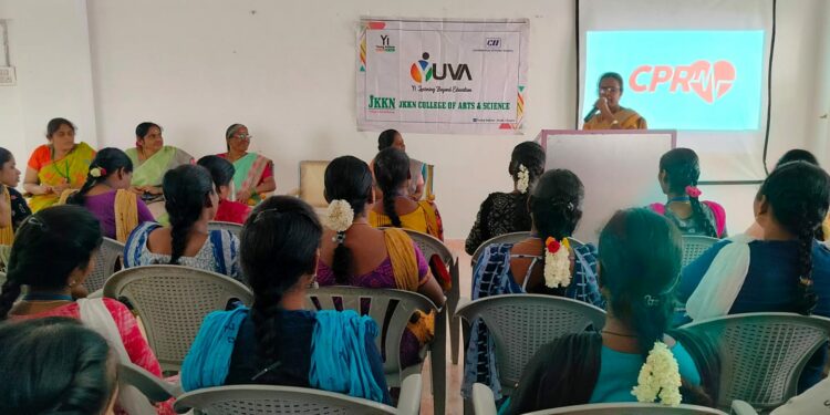 Empowering Tomorrow’s Lifesavers: Yuva Club’s World Restart a Heart Day Event