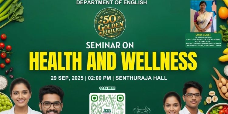 DEPARTMENT OF ENGLISH SEMINAR ON HEALTH AND WELLNESS